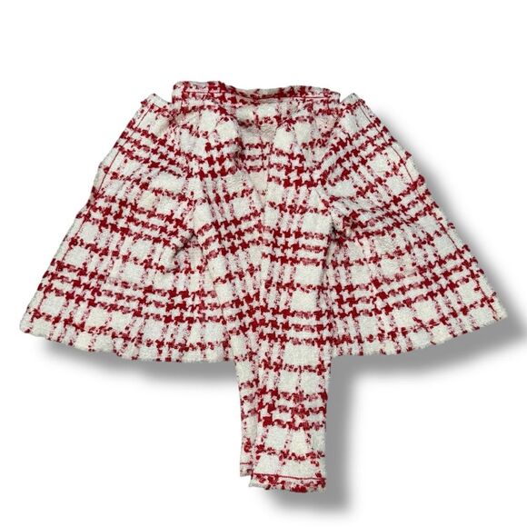 Escada Red & White Tweed Blazer – Size 34 - Picture 8 of 8